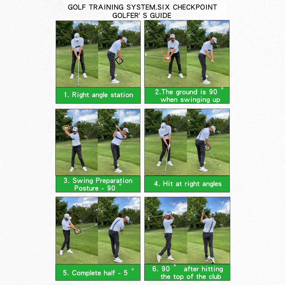 Portable Golf Swing Trainer for Correct Posture